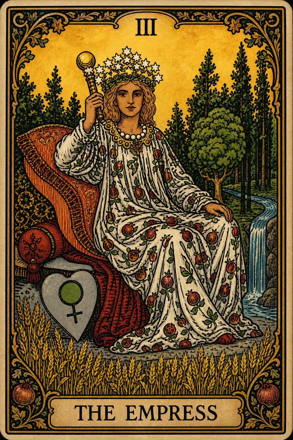 The Empress tarot card — unlocked at 50 referrals